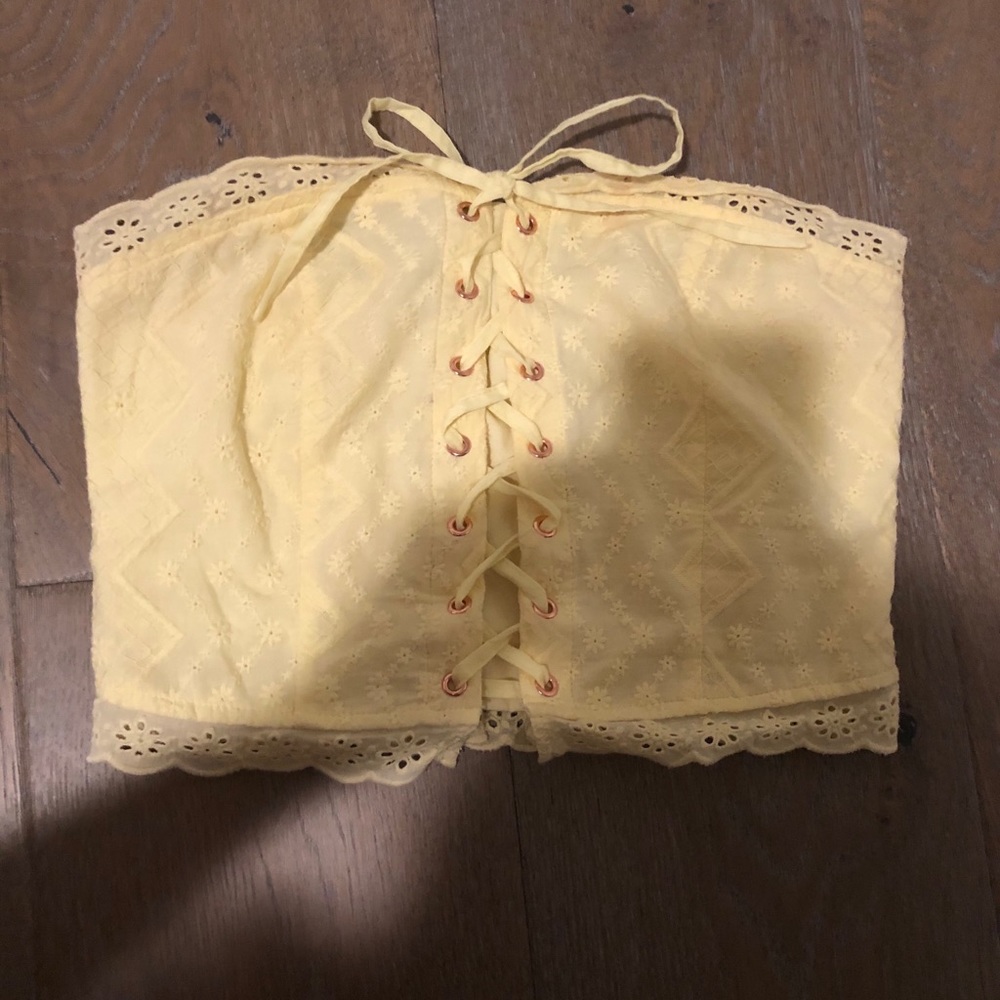 Yellow Crop Top